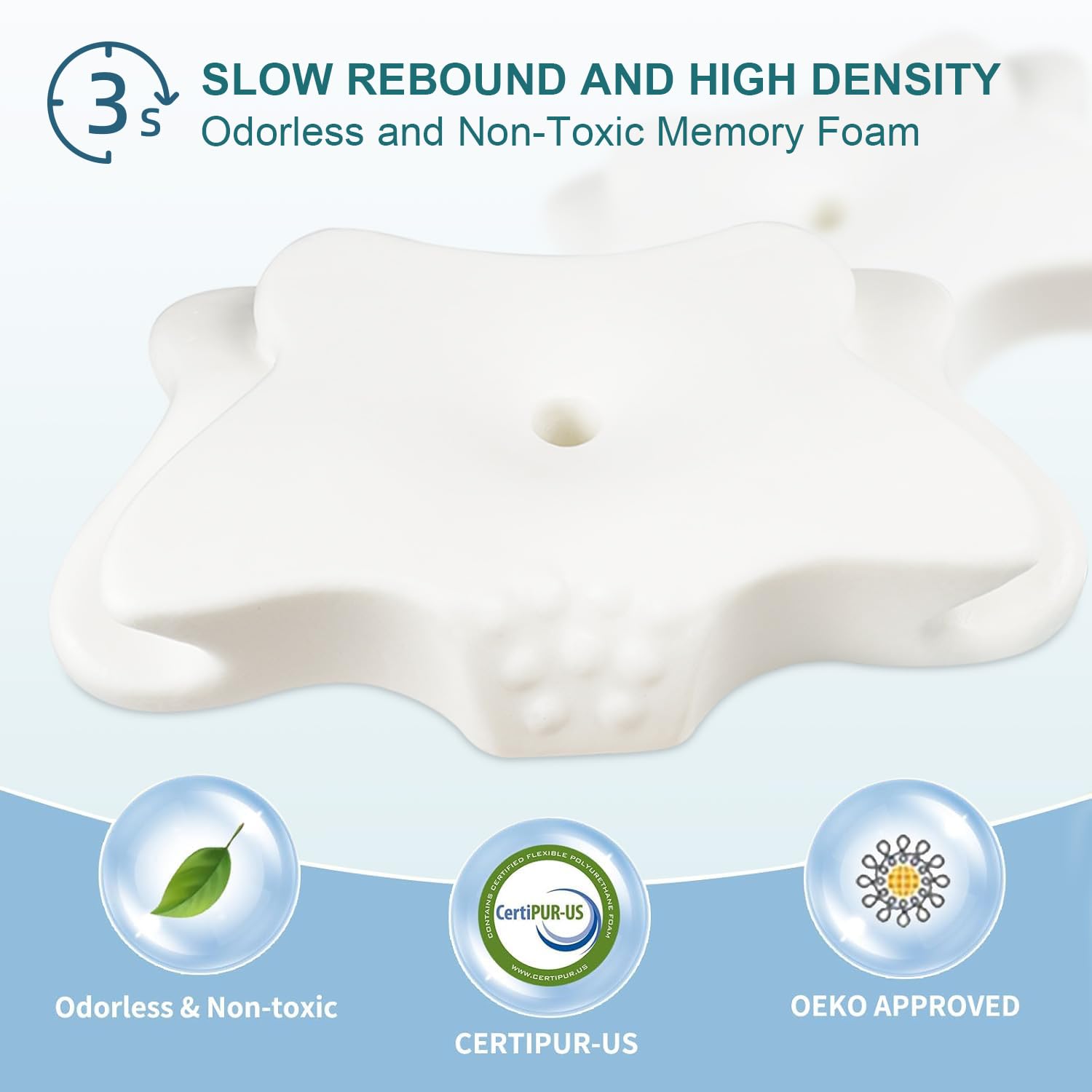 CHxxy removable-cover-dry-fast shows easy care and hygiene.