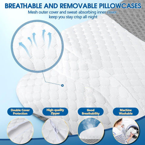 CHxxy memory foam pillow safety certifications CertiPUR-US and Oeko-Tex.