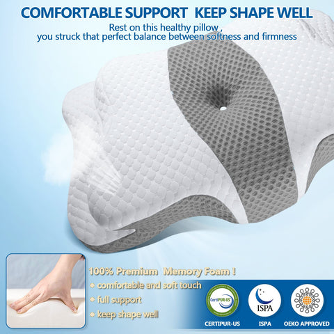 CHxxy removable pillowcase is skin-friendly and machine washable.