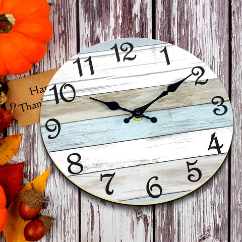 CHYLIN wall clock ideal for kitchen, bathroom, or bedroom.