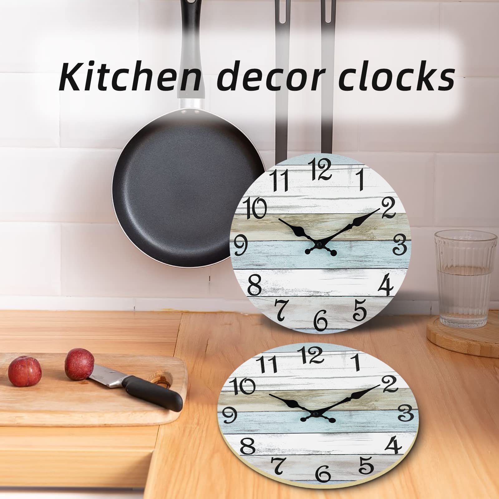 CHYLIN wall clock large numerals for quick time checks.
