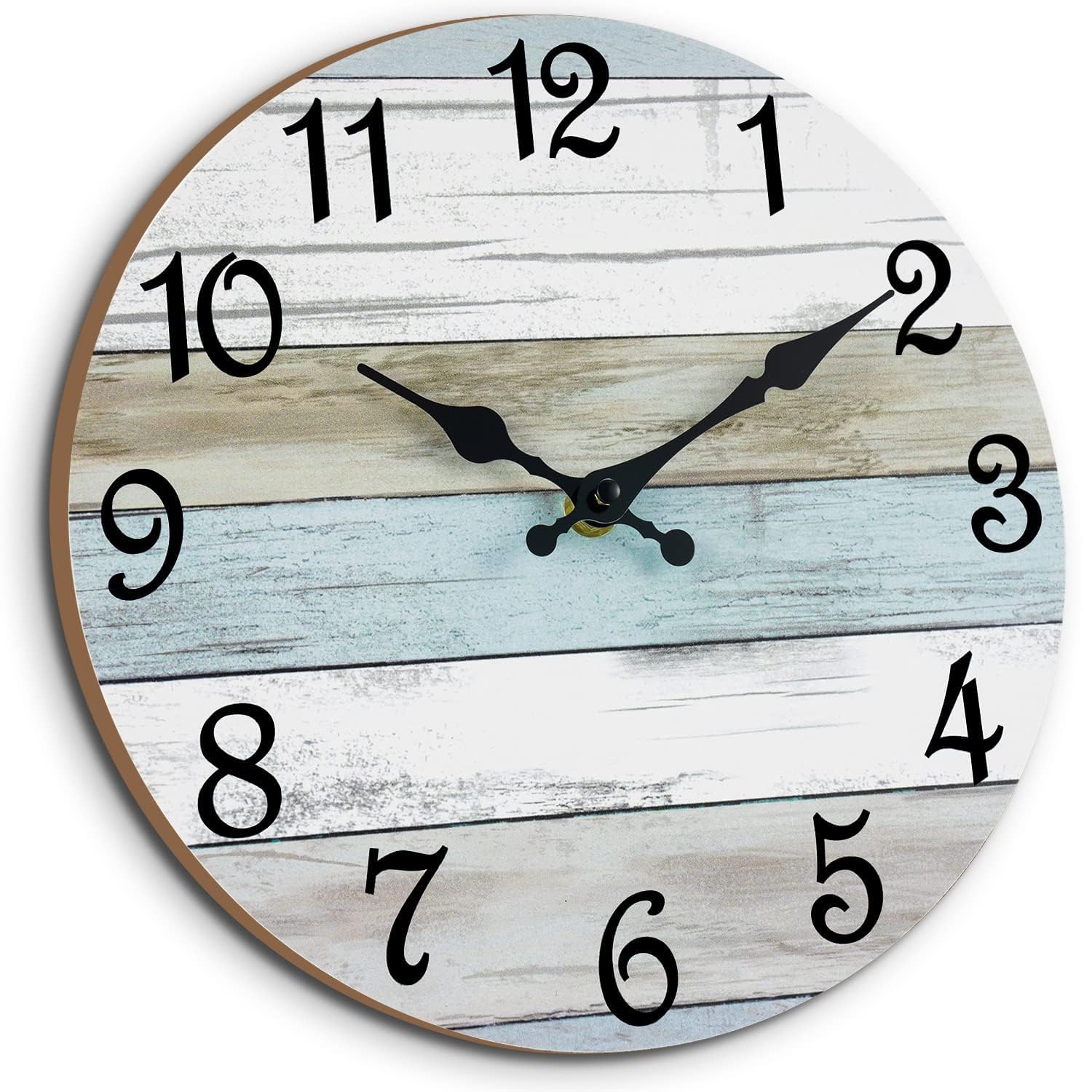 CHYLIN wall clock with white face for quick time reading from any angle
