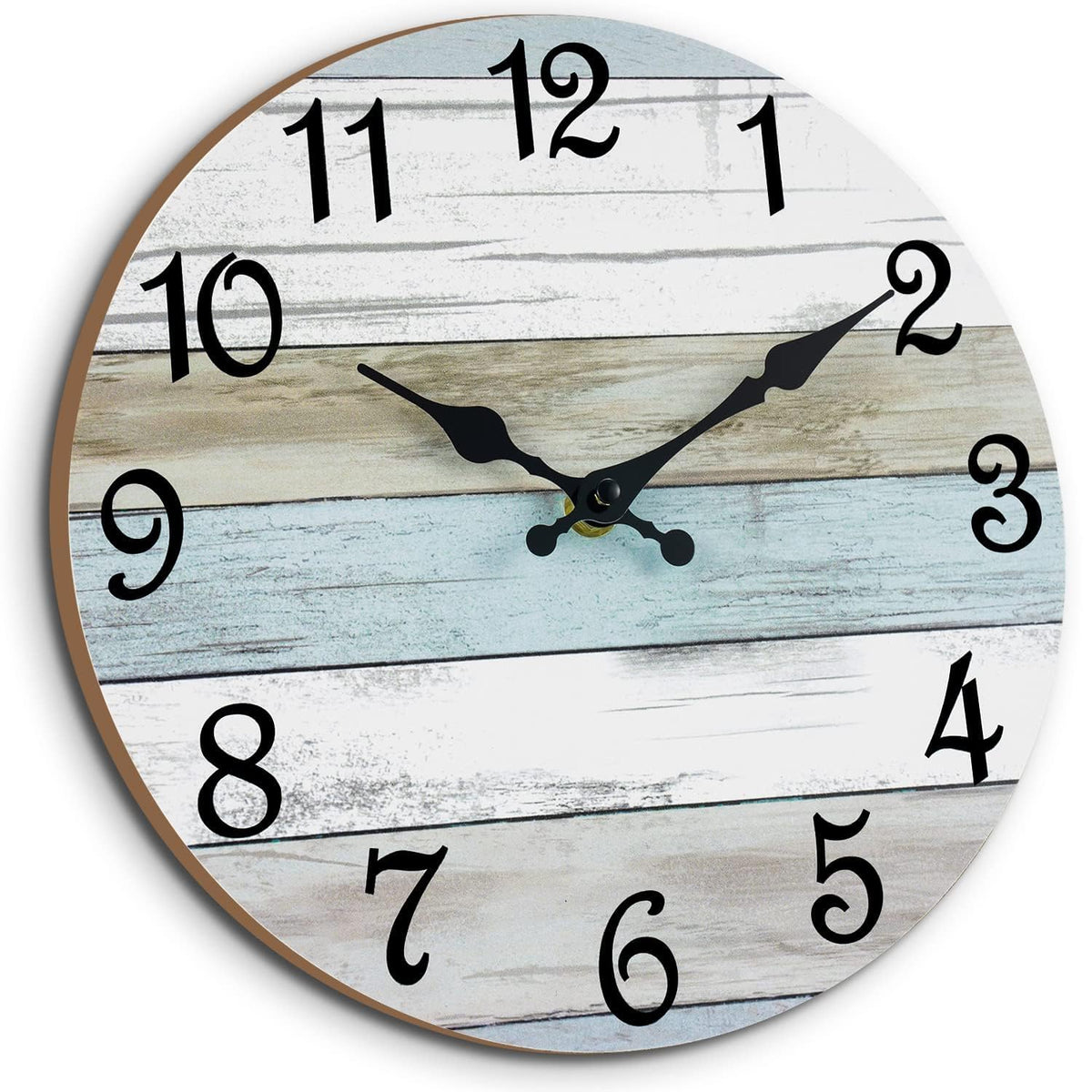 CHYLIN wall clock with white face for quick time reading from any angle