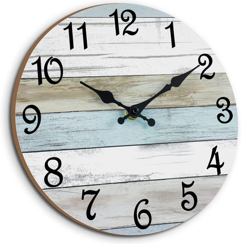 CHYLIN wall clock with white face for quick time reading from any angle