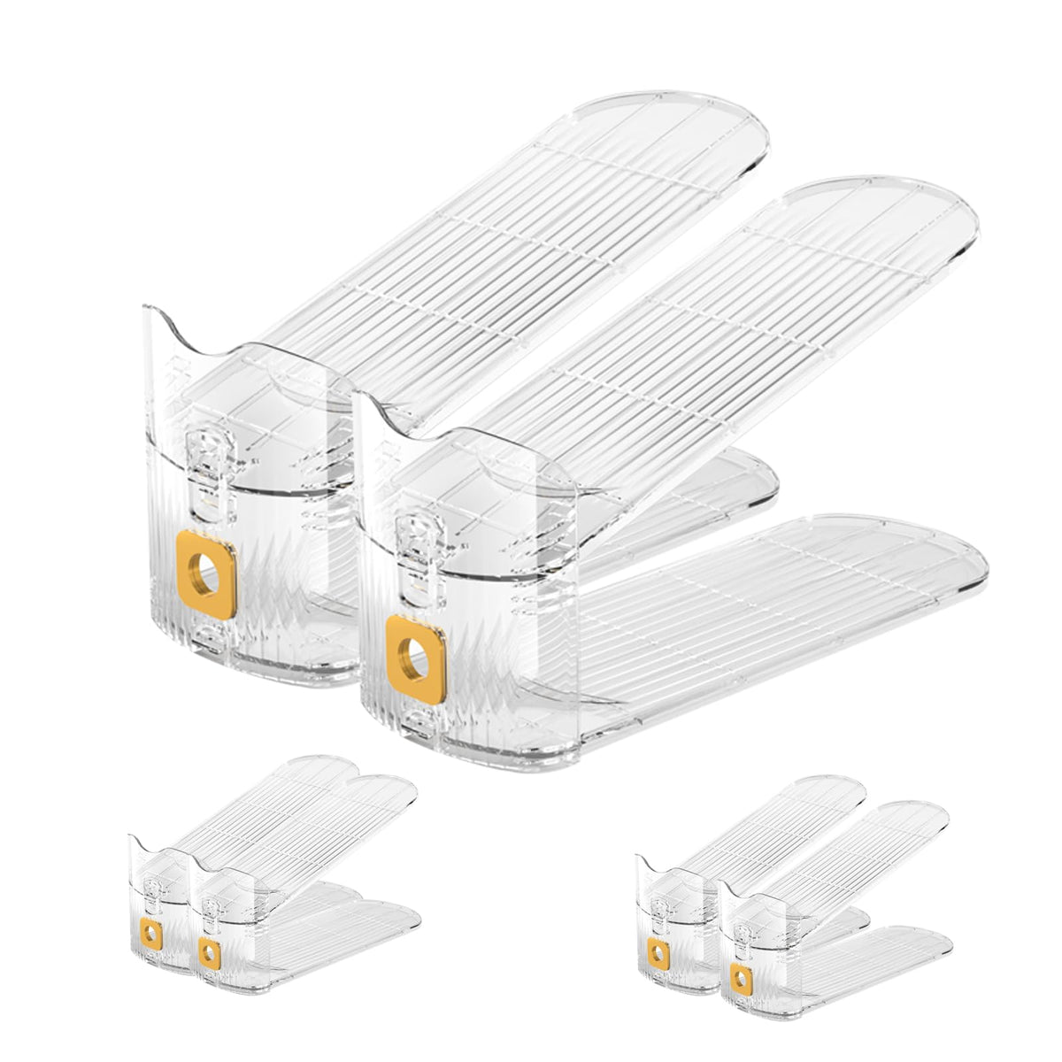 CiBiZi clear shoe slots organizers neatly organized closet for quick access