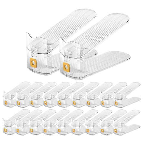 CiBiZi Clear Shoe Slots Organizers front view for quick access