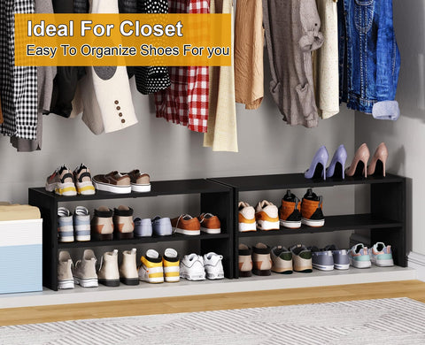 Cidaziya 6-to-12 pair capacity shown in closet