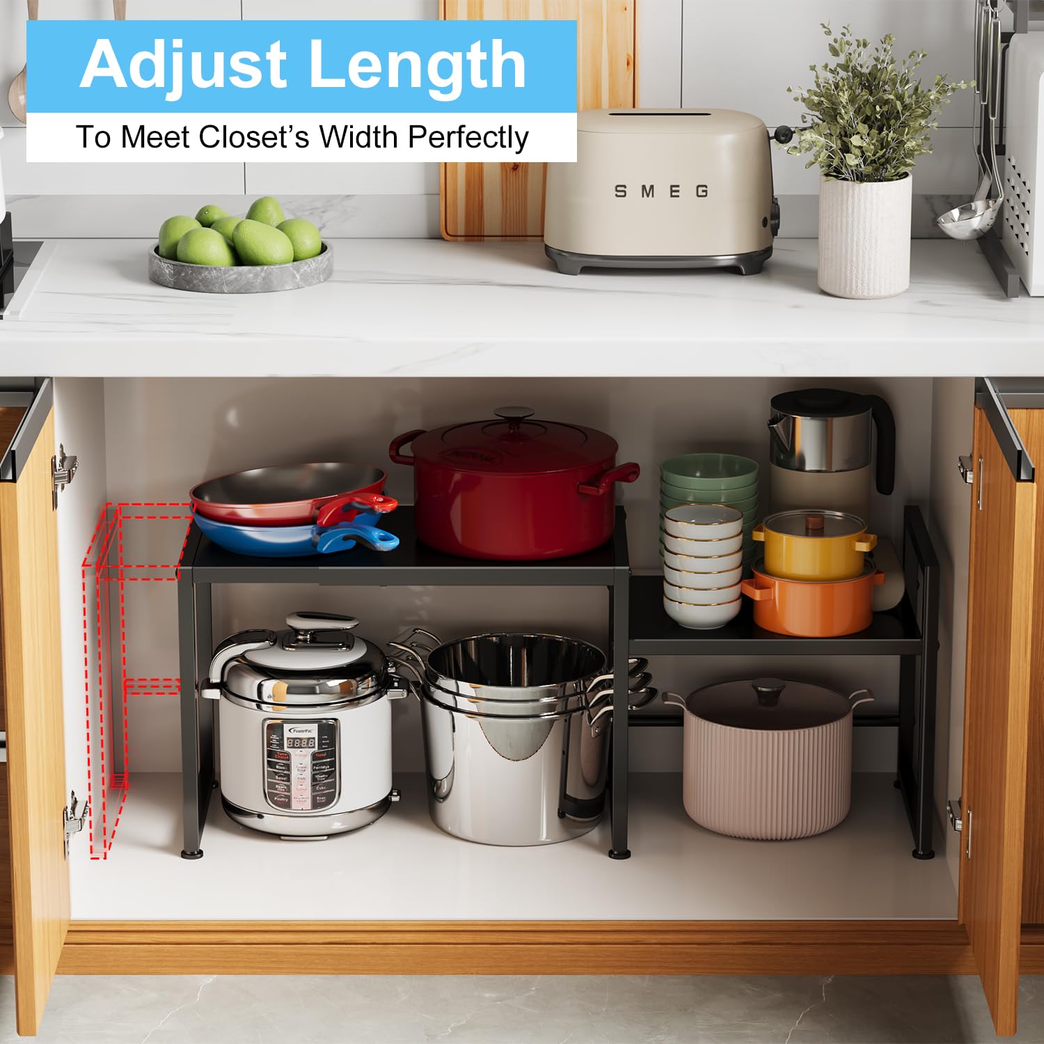 Cidaziya adjustable-height 2-inch steps tailor height for items