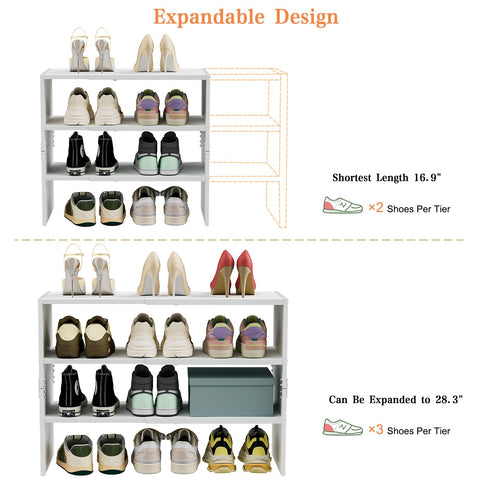 Cidaziya dustproof no gap shelf design keeps footwear clean