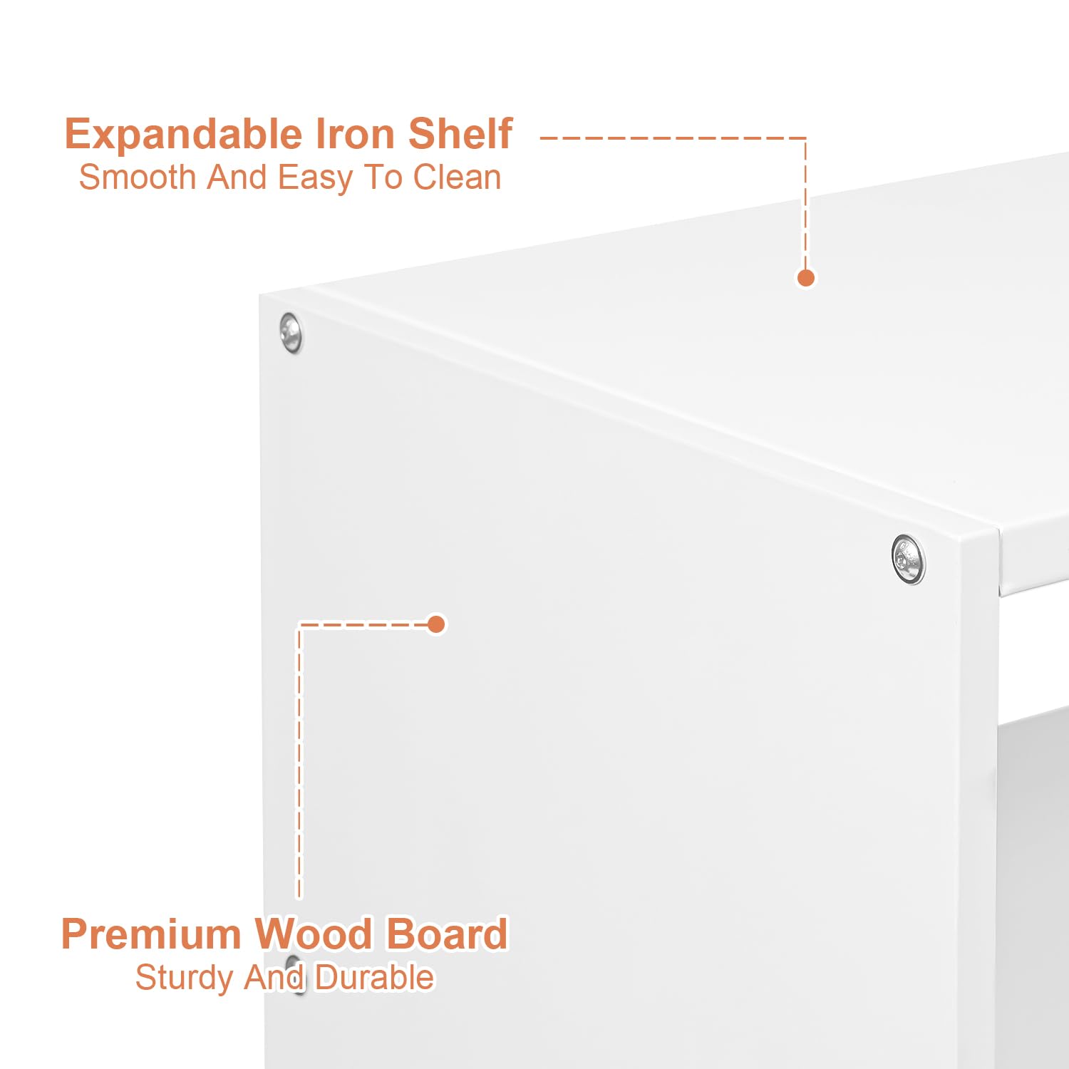 Cidaziya easy clean shoe rack maintenance no-gap shelves