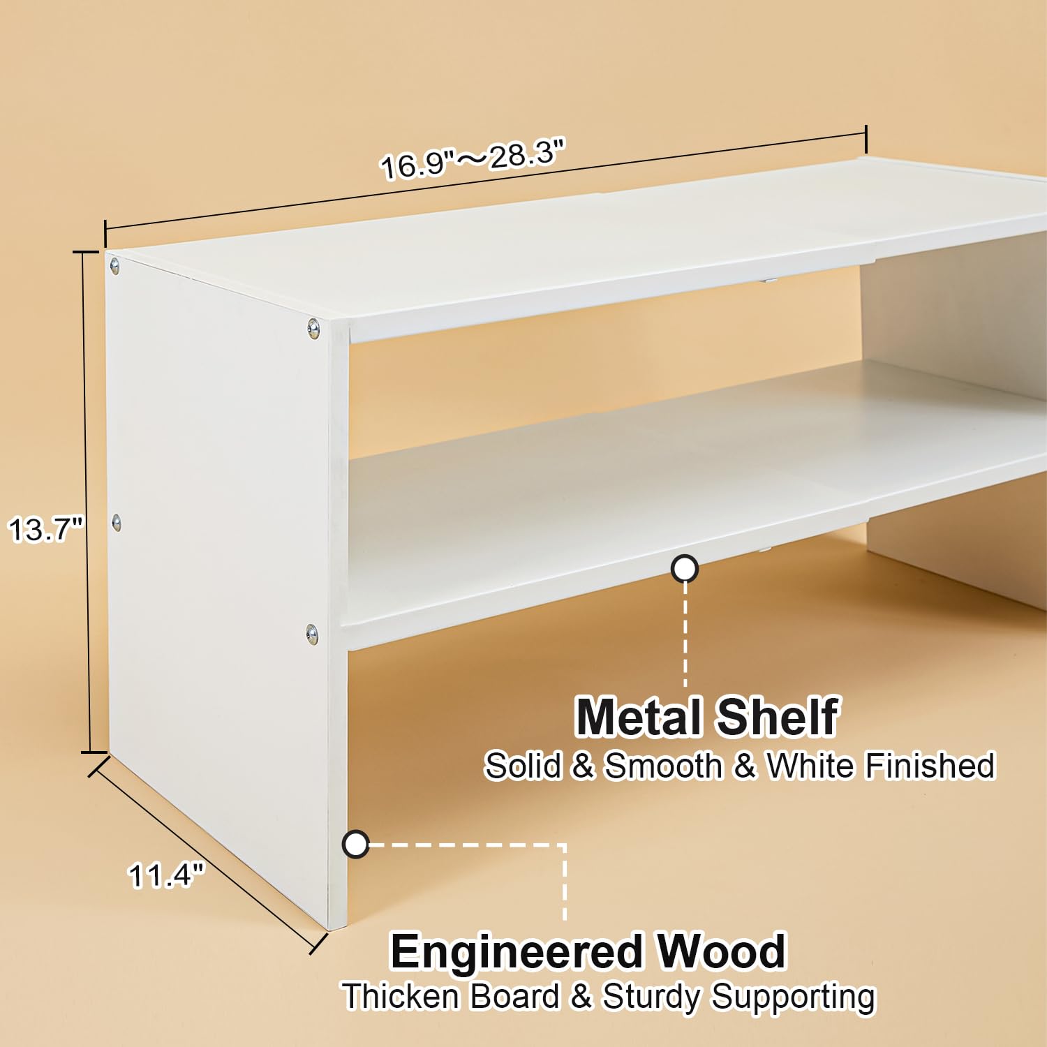 Cidaziya two-pack unit offers versatile storage for bedrooms, living rooms, and hallways.