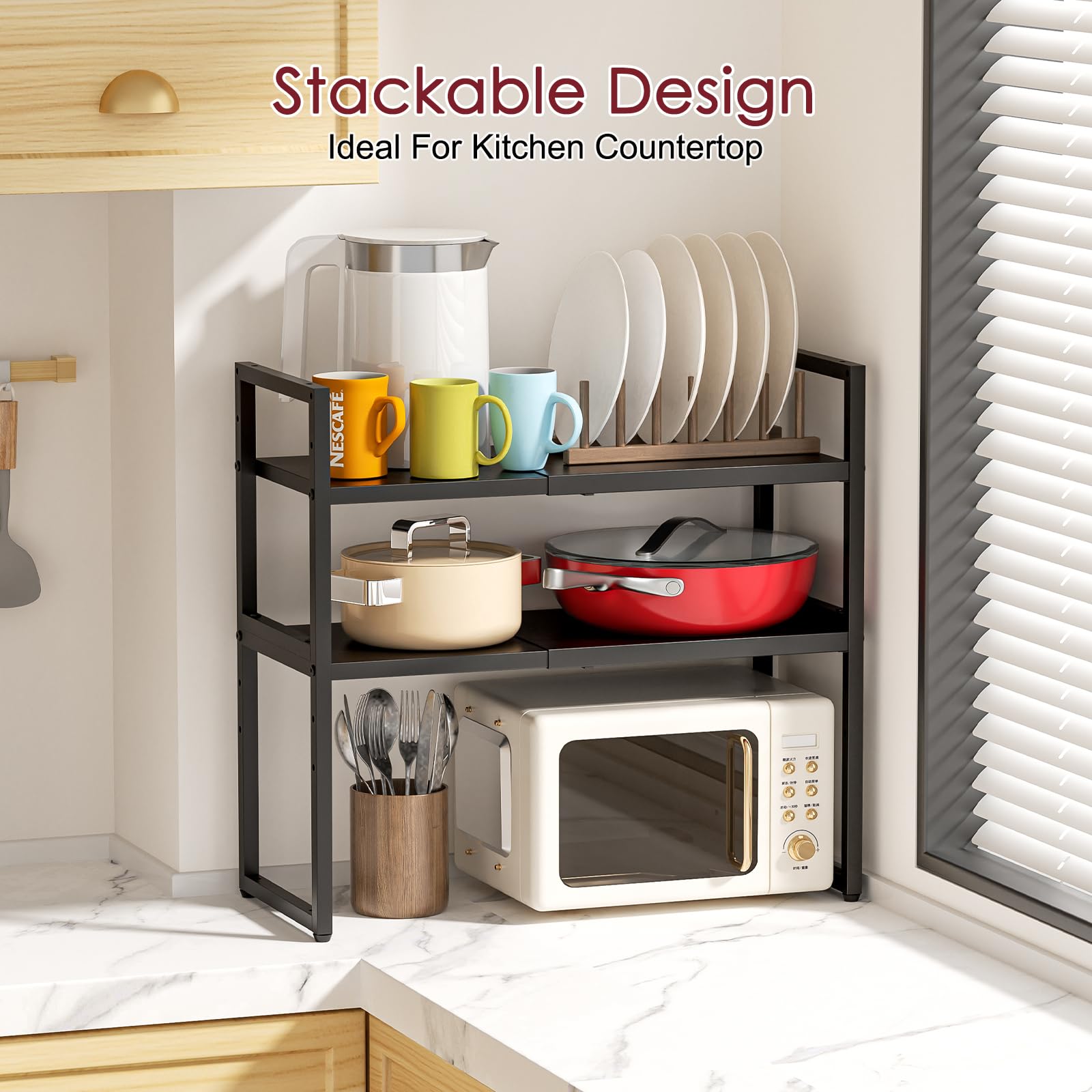 Cidaziya coated shelves resist wear and are easy to clean