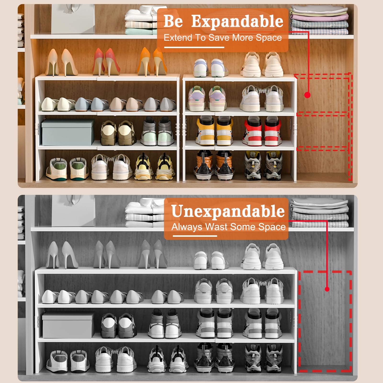 Cidaziya garage shoe storage shelves keep footwear organized in the workspace
