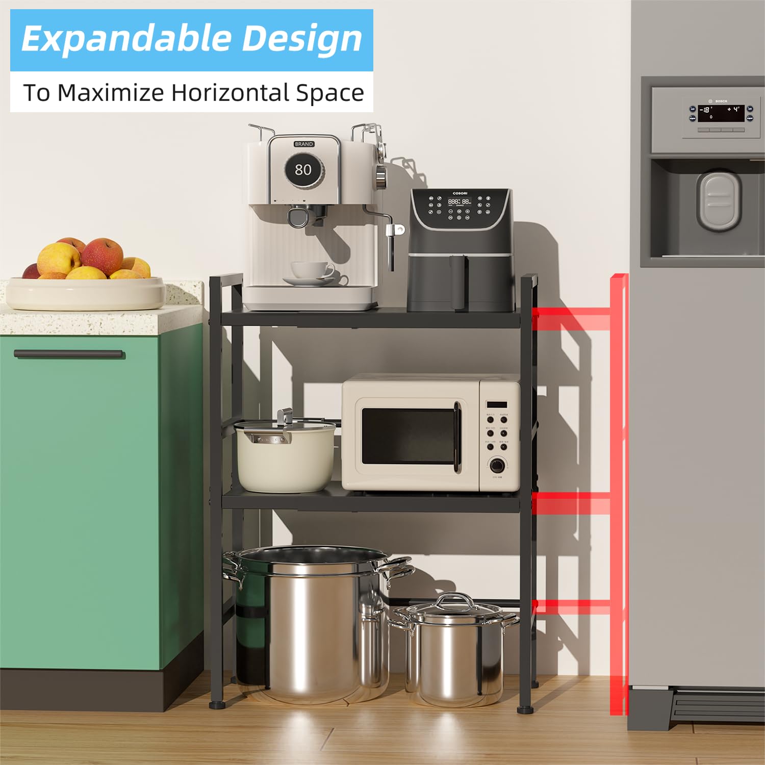 Cidaziya laundry room shelf cleans easily and resists rust for long-lasting use.