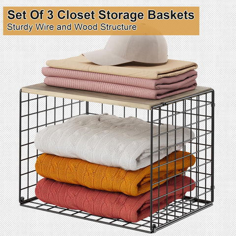 Cidaziya multiuse closet storage shelf fits closets, pantries, and desks.