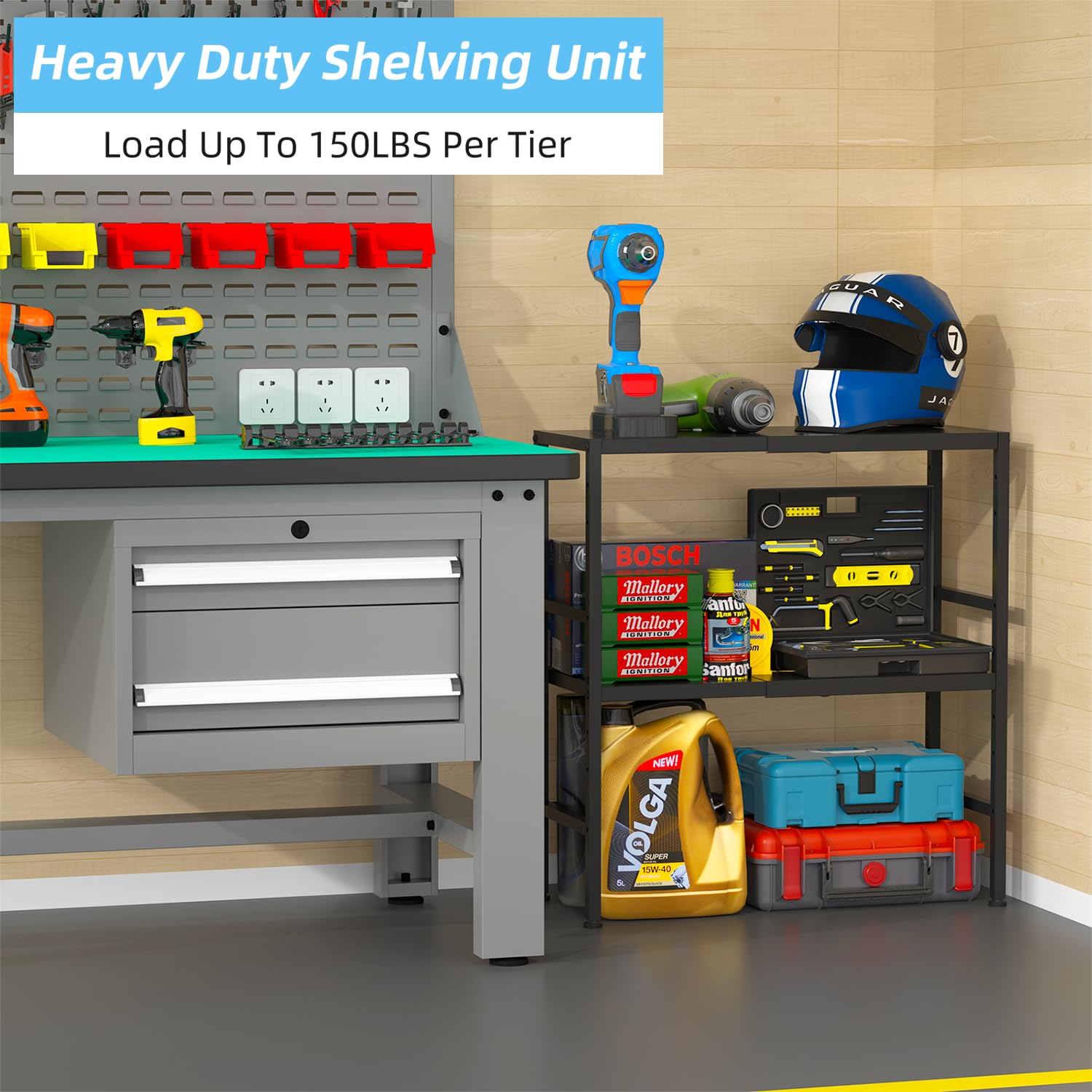 Cidaziya pantry shelf helps maximize dry goods with easy access.