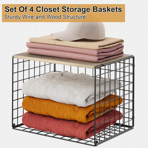 Cidaziya Wider Closet Organizers Keeps shoes and bags organized.