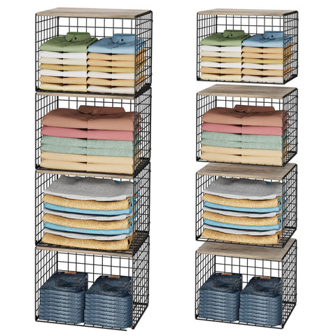Cidaziya Wider Closet Organizers Top Board highlights extra storage space.