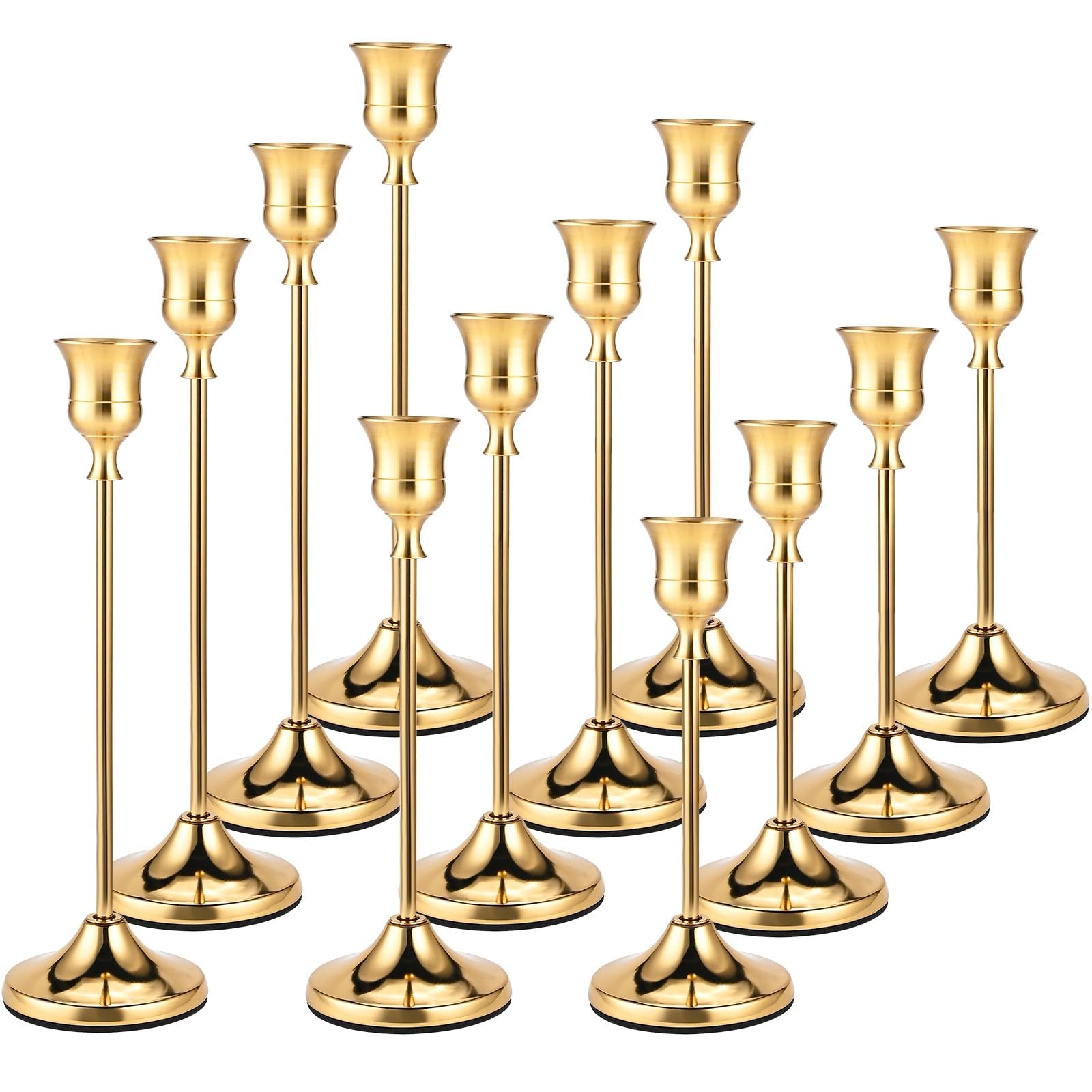 Cieex gift-ready brass candle holders for weddings or home décor.