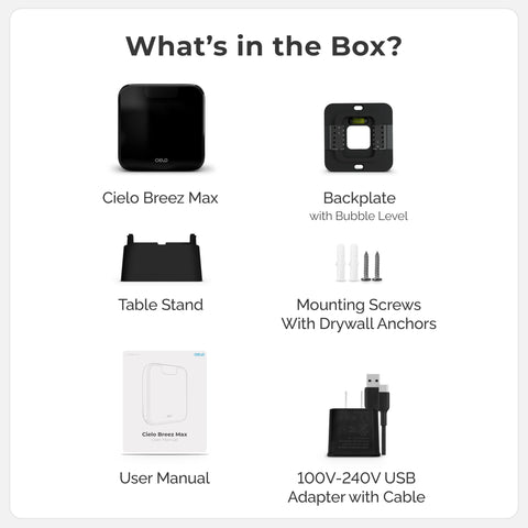 Breez Max Comfy Max mode optimizes cooling for comfort.
