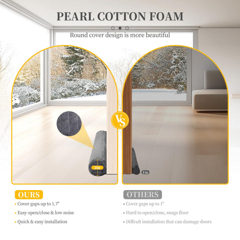 Ciieyuo multi-purpose stopper blocks dust, pests, and light leaks.