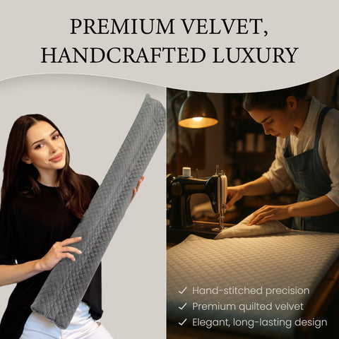 Ciieyuo velour door gap seal blocks cold air and enhances privacy.