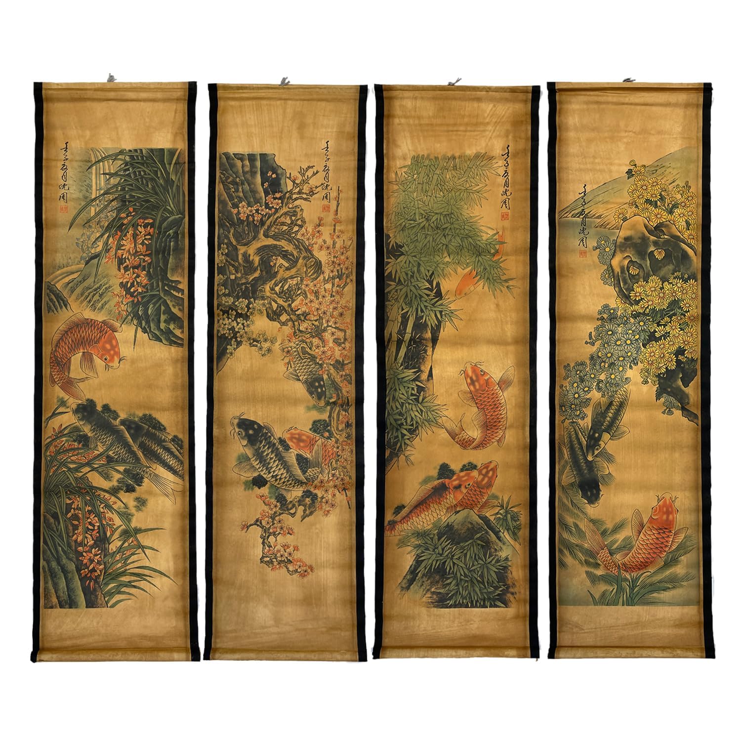 CIFIBIFUN ready-to-hang wall scroll for quick, tool-free setup