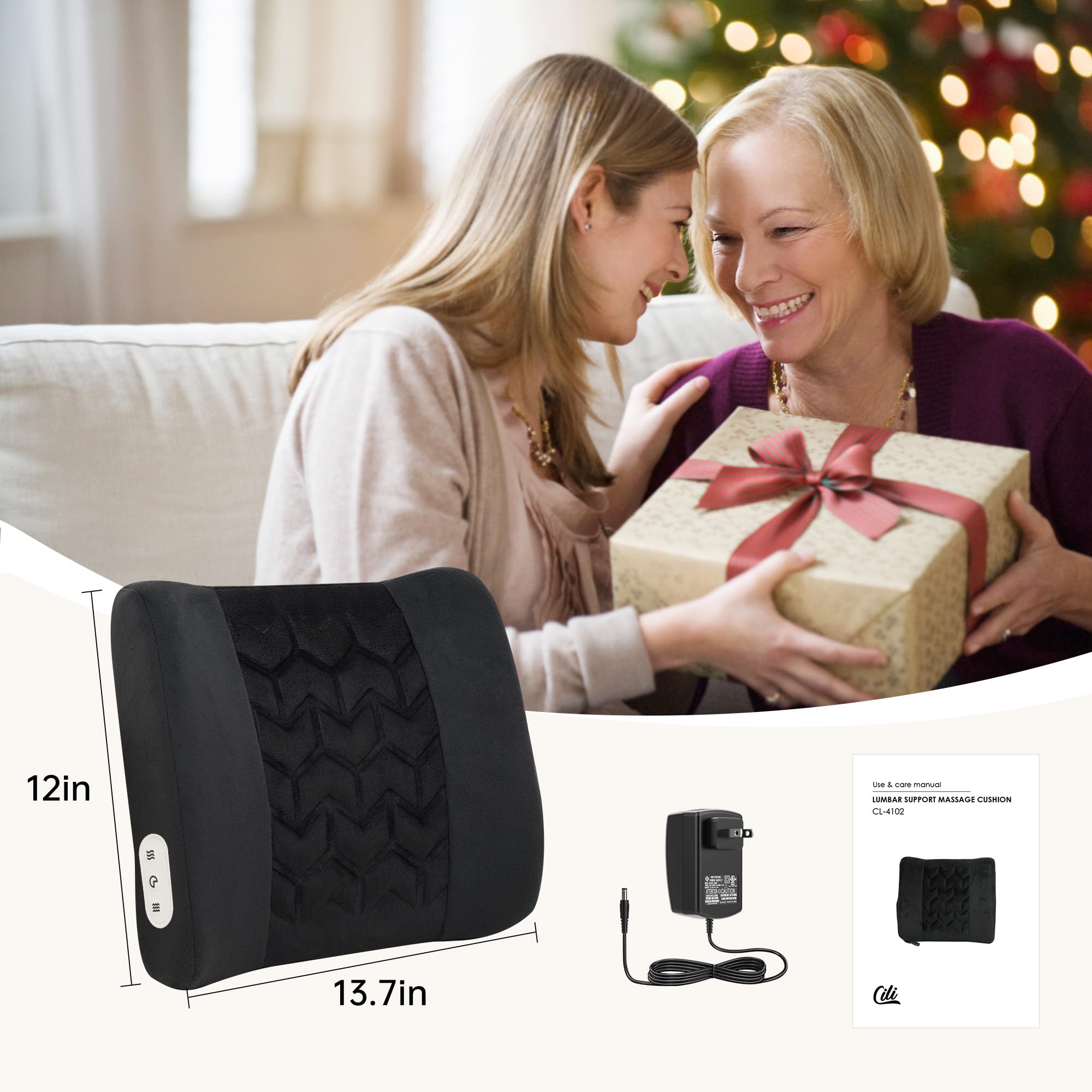 CILI gift-ready lumbar support pillow for loved ones