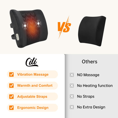 CILI heated back pillow adds warmth for chilly days