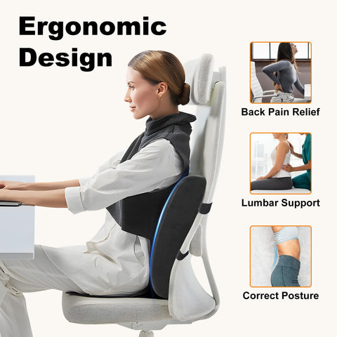 CILI vibration massage pillow targets lower back with modes
