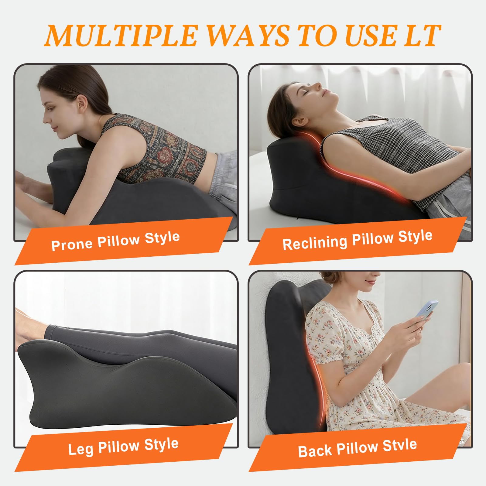 Cililave face-down comfort zone supports chest and reduces neck strain.