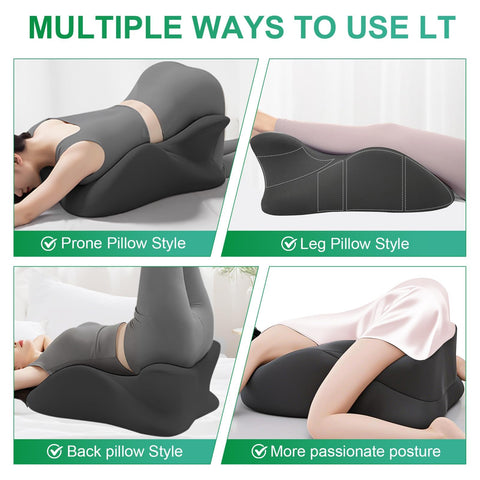 Cililave pillow with removable cover enables easy care.