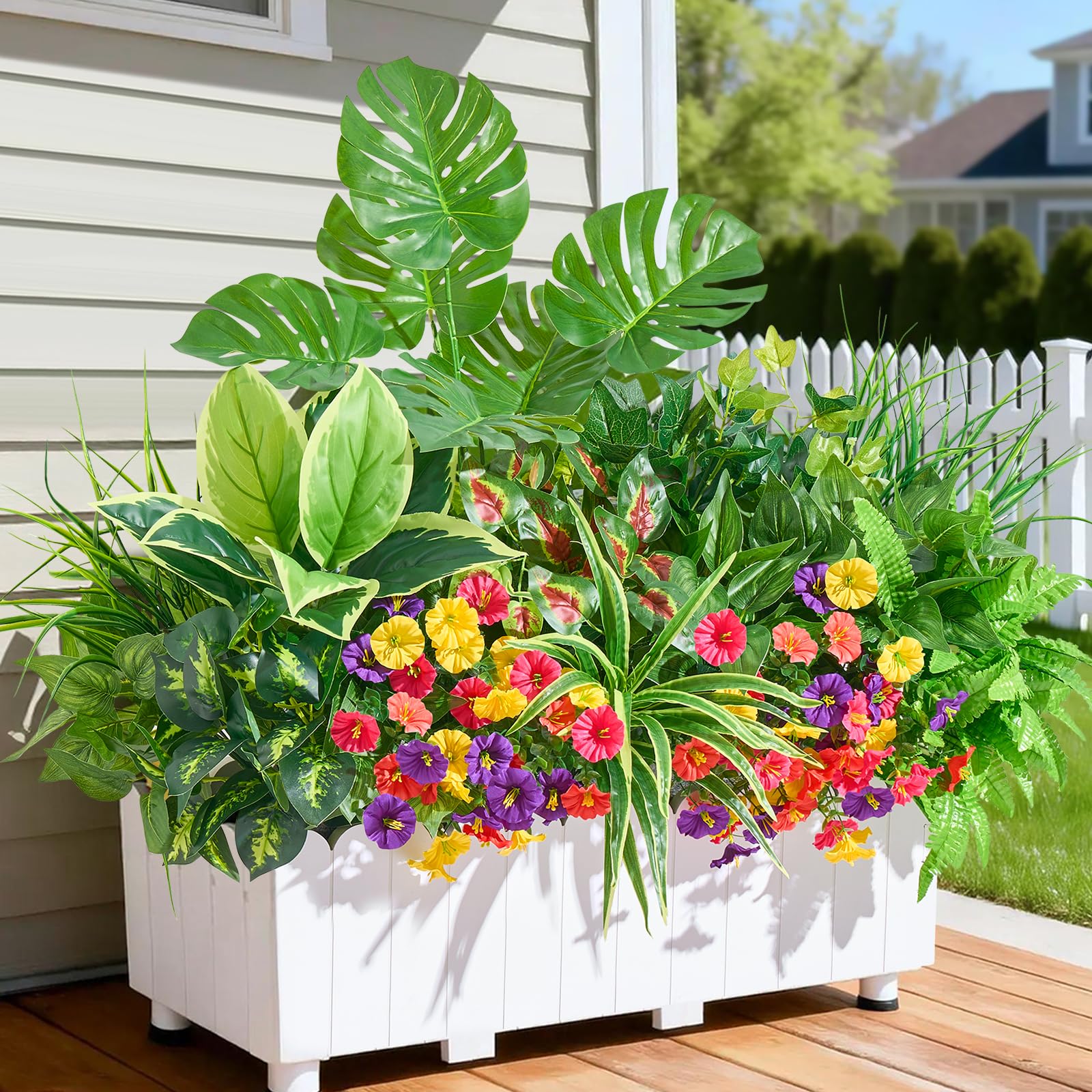 Cilimnas outdoor 18-piece stems collection for versatile porch arrangements