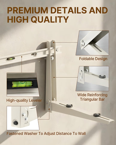 CILVICC galvanized steel bracket resists rust for long outdoor life