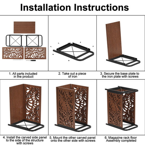 CILXGQLN easy-clean, durable rack supports daily magazine use.