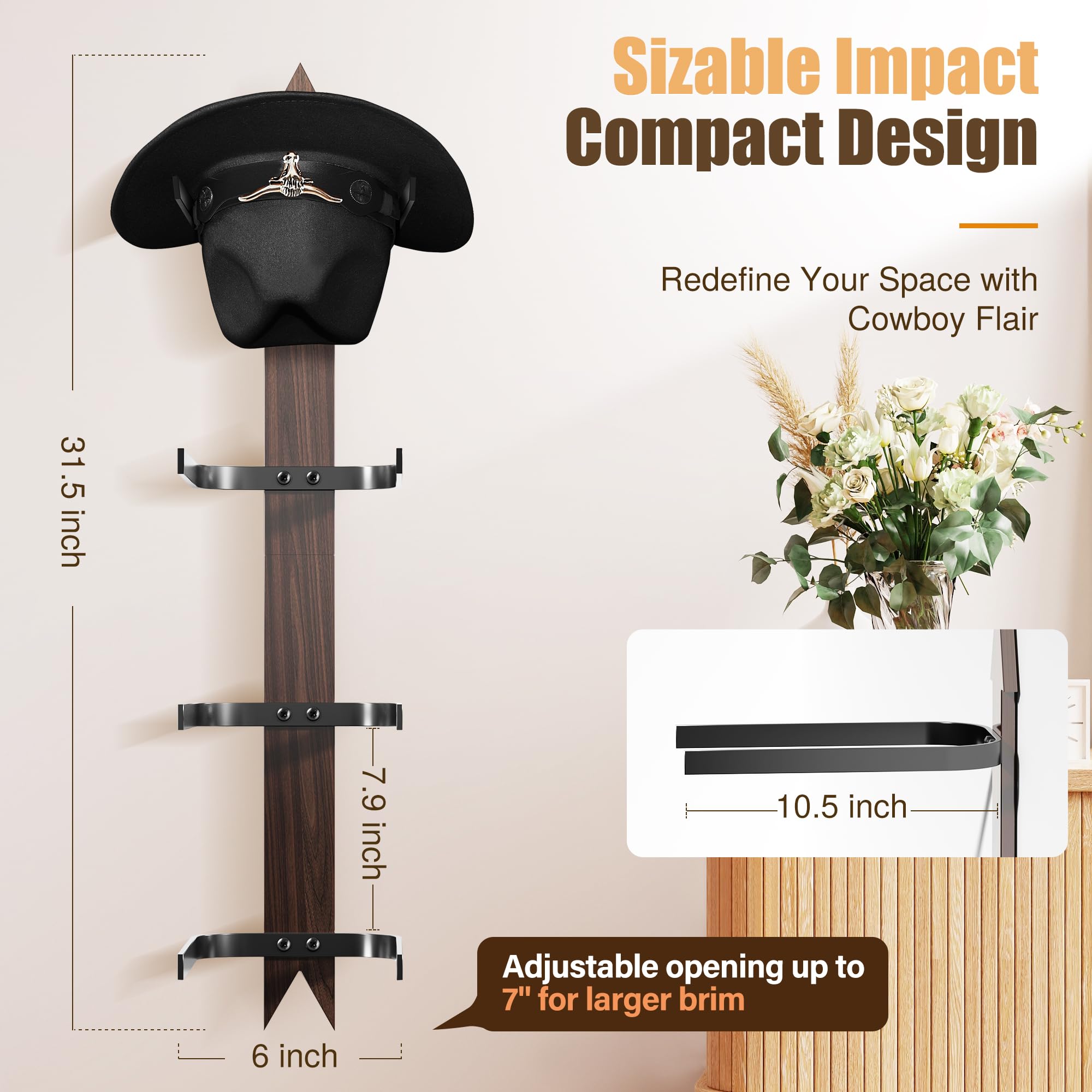 Cinati easy-install design with two mounting holes.