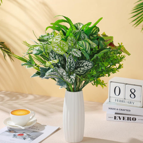 Cindeer artificial plants suited for indoor offices and kitchens.