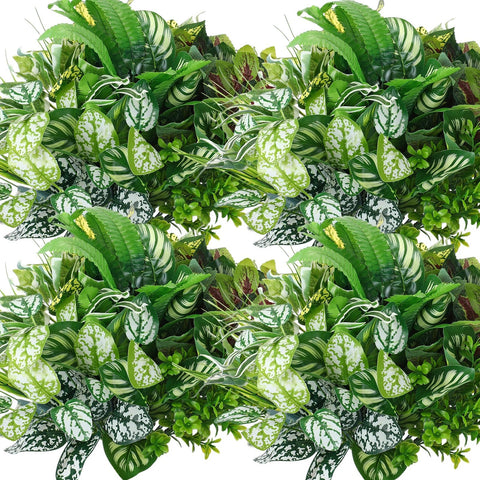Cindeer faux plants with wind-sway stems add natural movement on porches.
