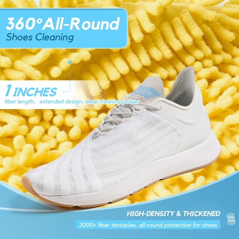 CinGiiCo deep-clean shoe bag with soft tentacles removing stains gently