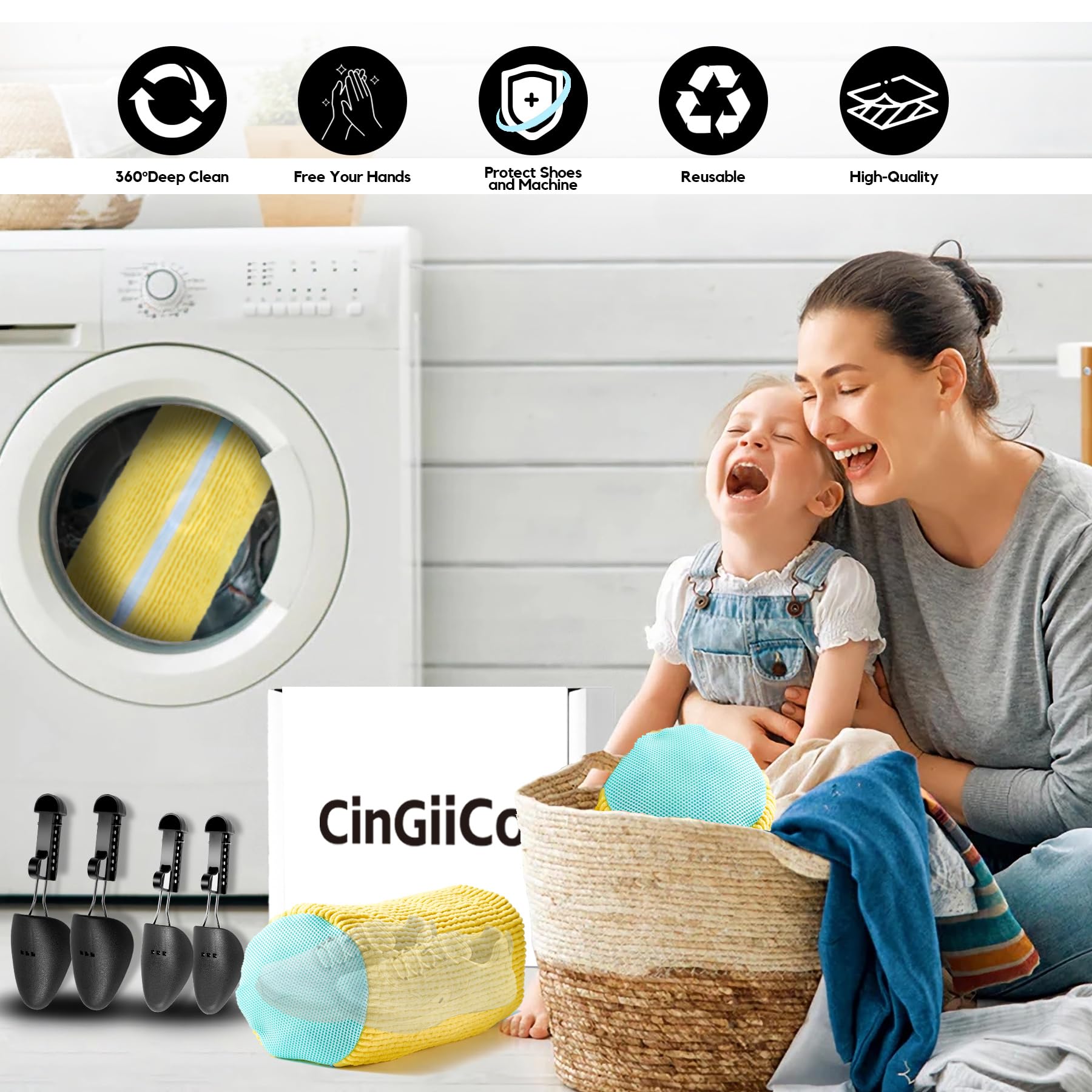 CinGiiCo sturdy rust-proof zipper for reliable machine cycles