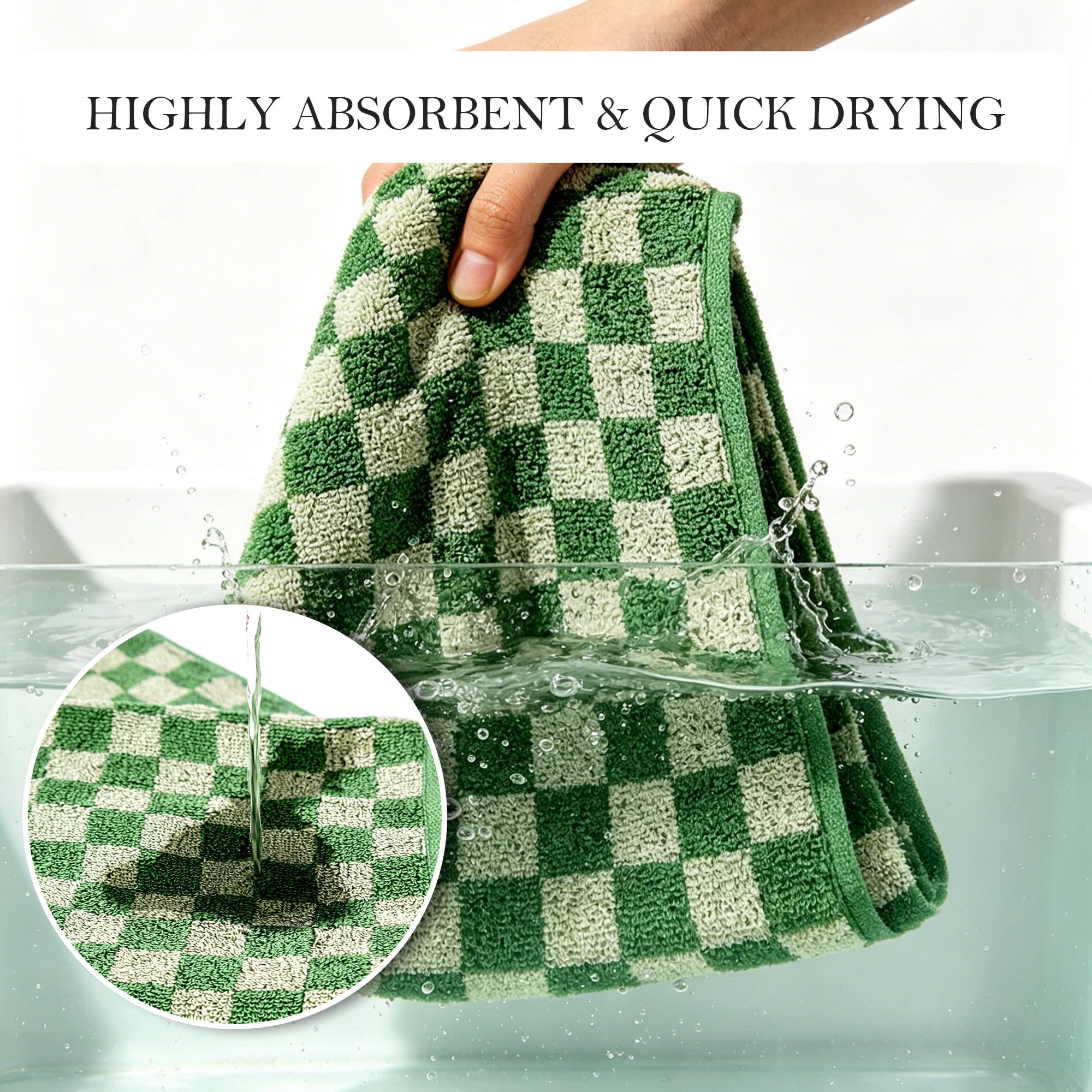 CinGiiCo towels measure 55x28 inches for full bath coverage.