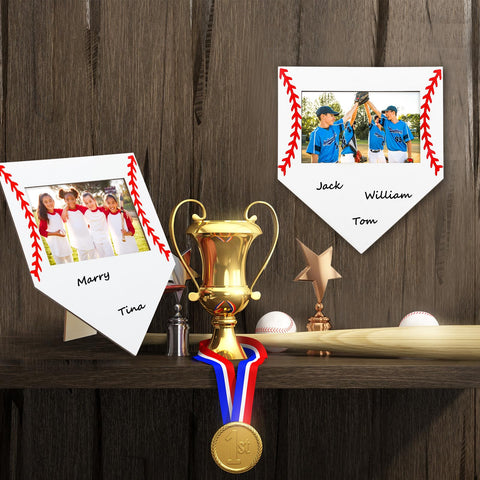 Cinnvoice baseball team gift frame ideal for celebrations and prizes.