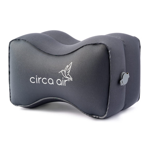 Circa Air ergonomic knee pillow supporting hip and spine alignment during sleep
