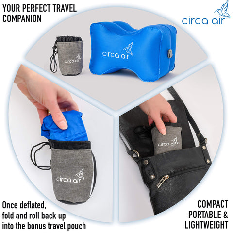 Soft TPU fabric on Circa Air knee pillow for gentle comfort and durability