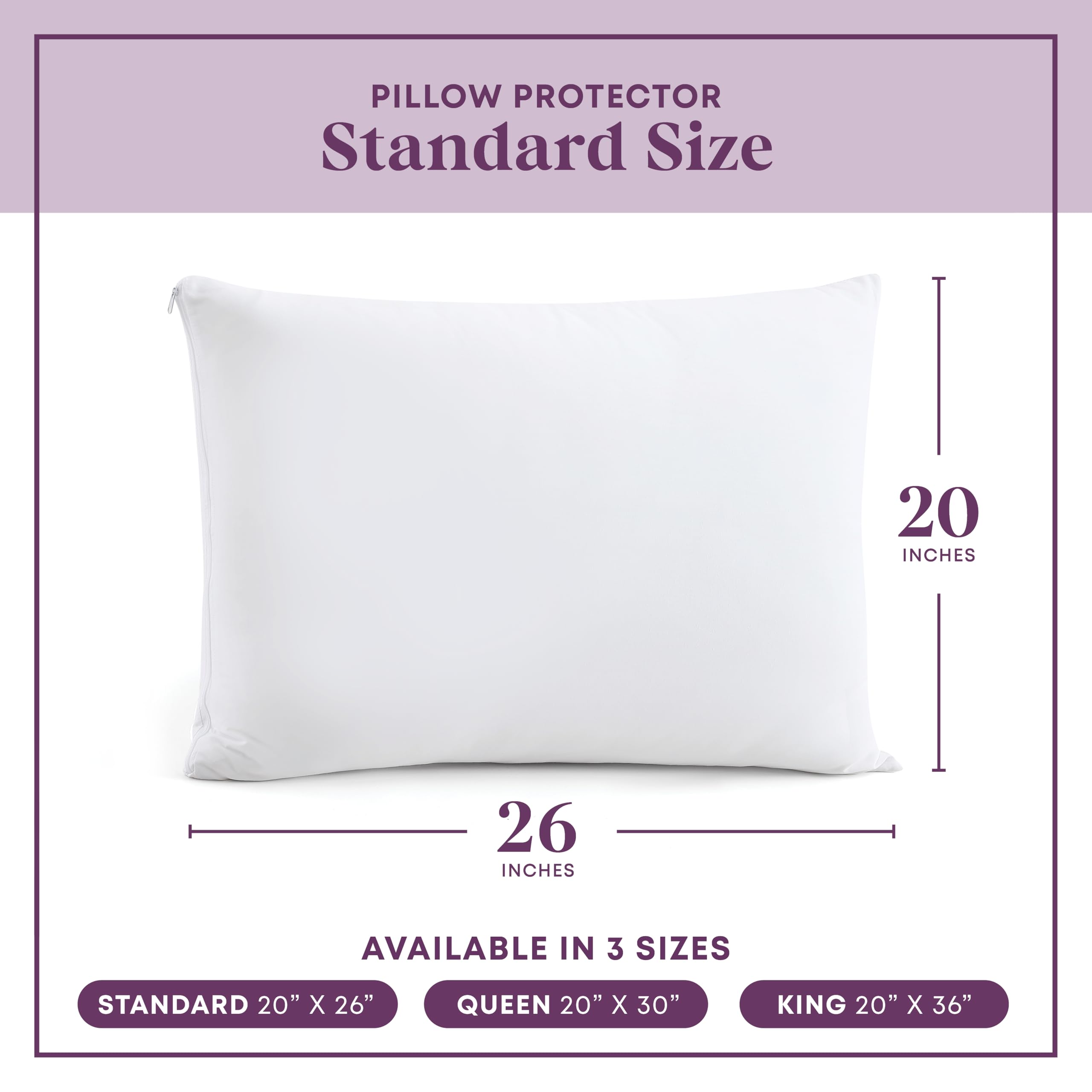 CirclesHome dust-dirt barrier shields pillows from mess and debris.