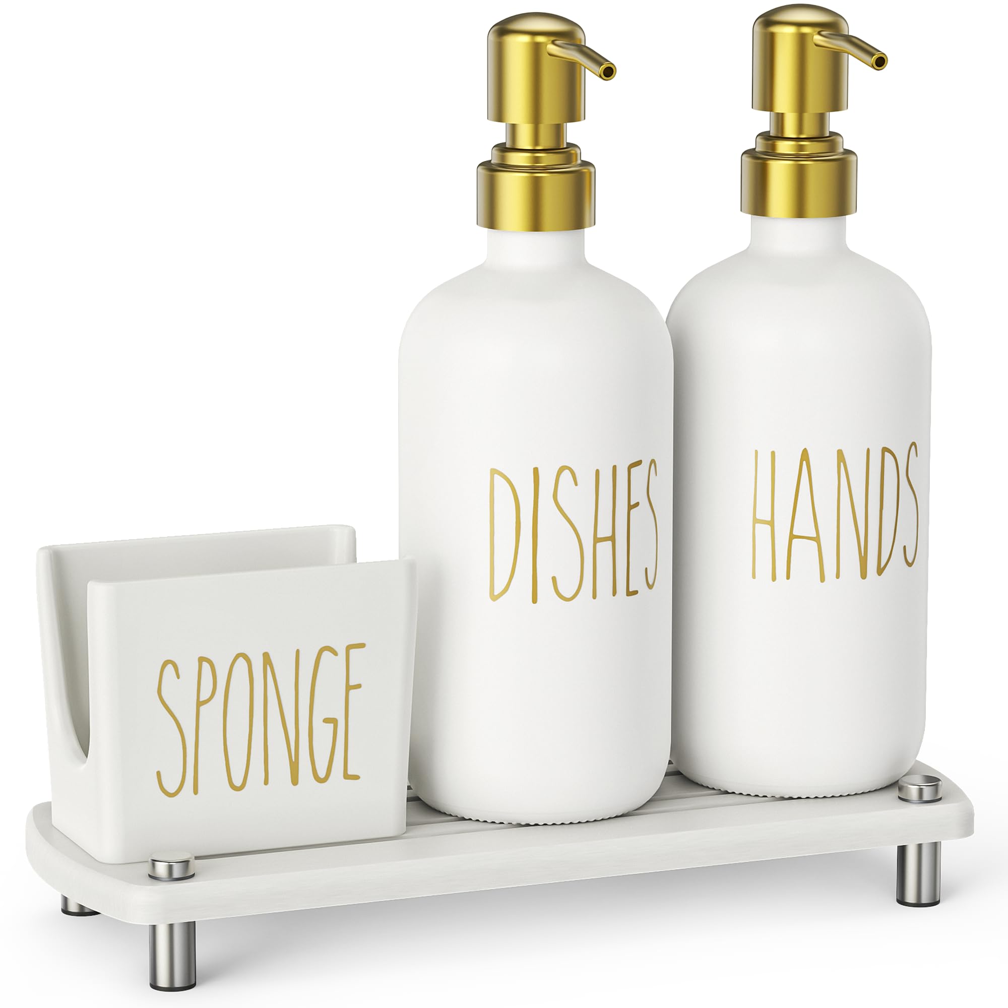 Cisily ceramic brush holder complements farmhouse kitchen decor