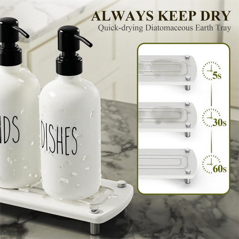 Cisily ceramic sponge holder keeps sponges neatly organized
