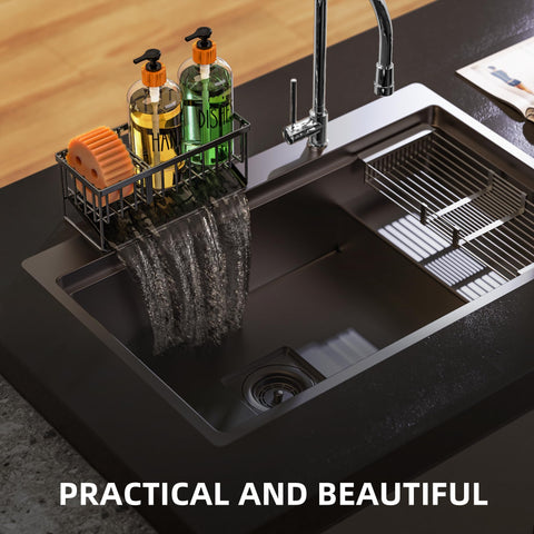 Cisily vintage-inspired design blends with practical kitchen organization.