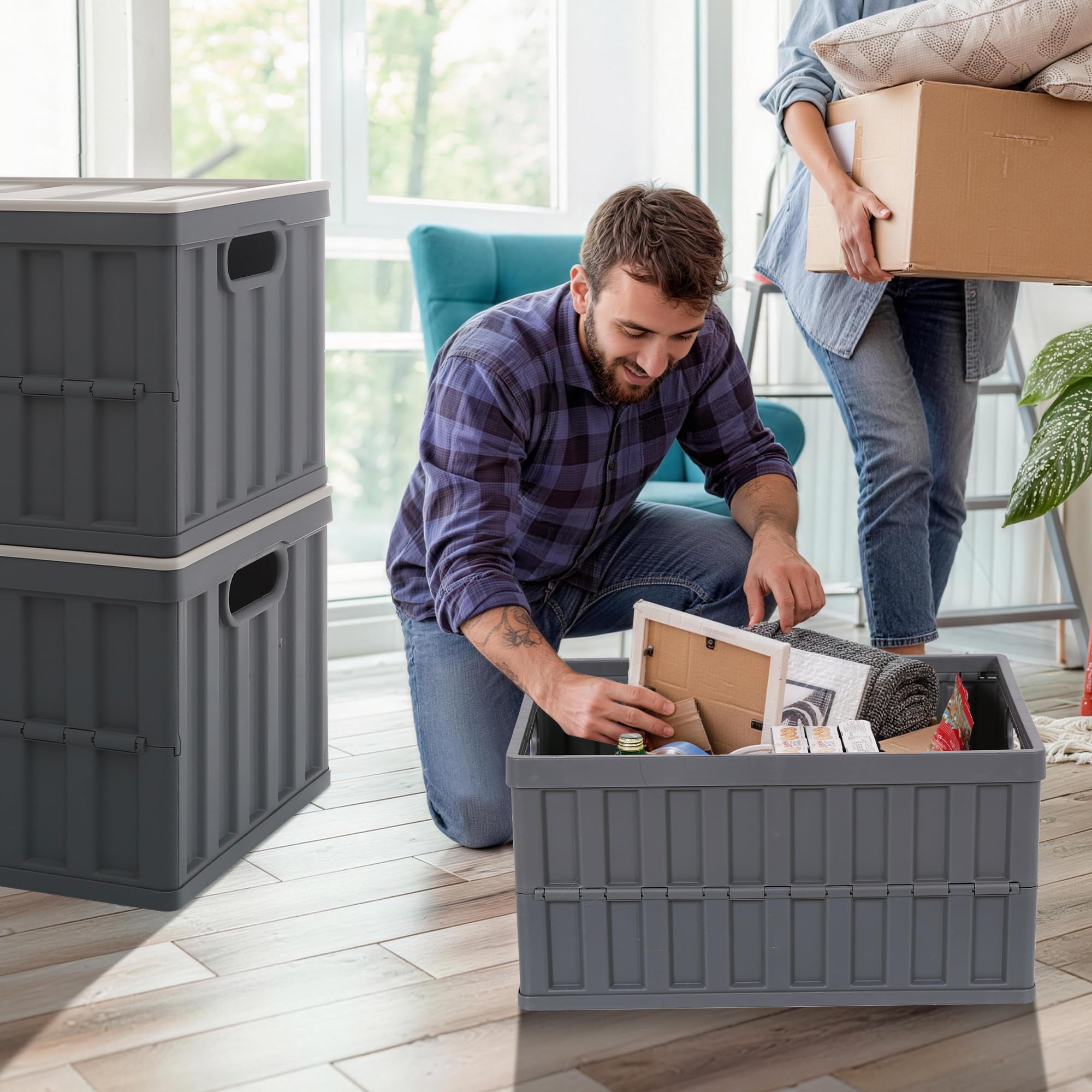 Citylife two-pack set for bulk organization and matching storage