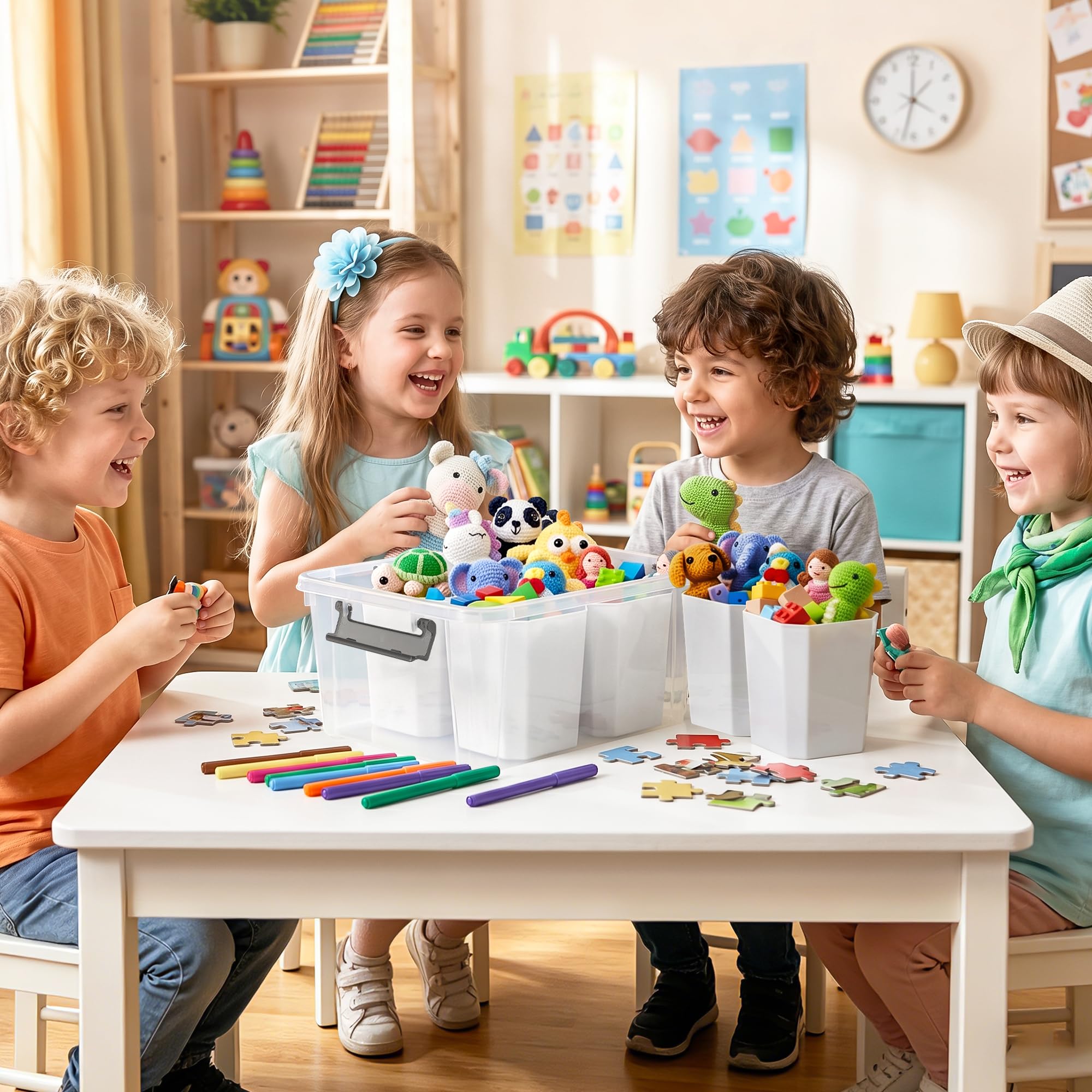 Citylife crayon and craft storage keeps art supplies tidy and accessible.